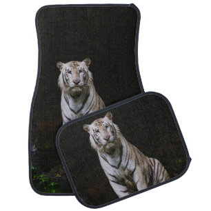 WHITE TIGER CAR FLOOR MAT