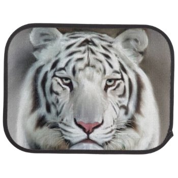 White Tiger Car Mat by rosstreasuresetc at Zazzle