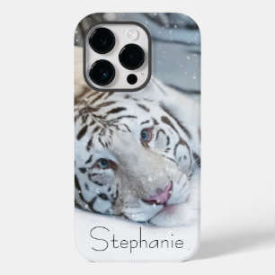 White Tiger Case-Mate iPhone 14 Pro Case