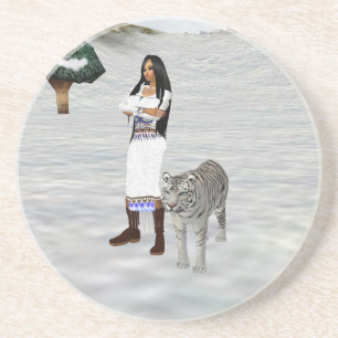 White Tiger Coaster