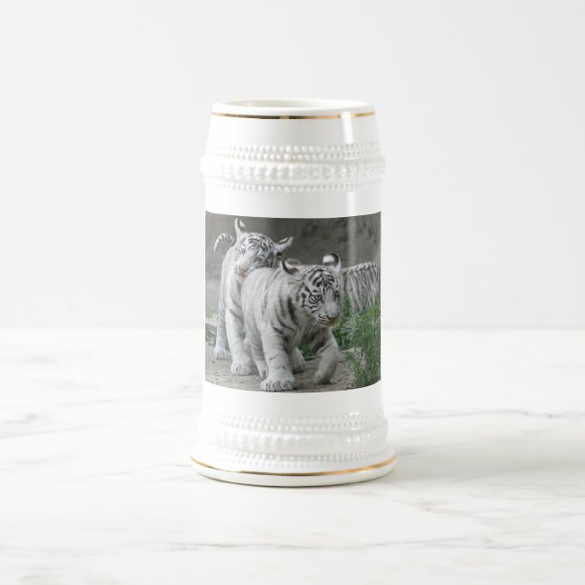 White Tiger Cubs Beer Stein (Center)