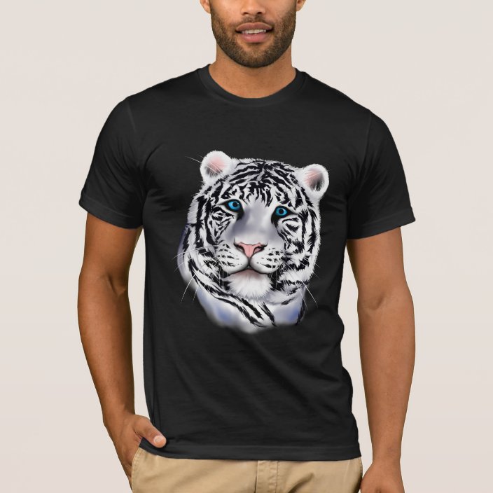 White Tiger Face Shirt | Zazzle.com
