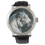 White Tiger Face Watch at Zazzle