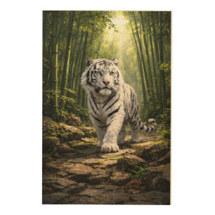 White Tiger Fantasy Art Man Jiang Hong Art Serie