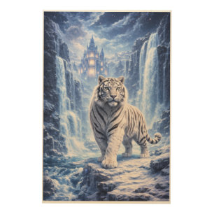 White Tiger Fantasy Art Man Jiang Hong Art Serie