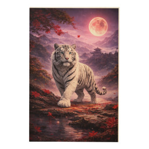 White Tiger Fantasy Art Man Jiang Hong Art Serie