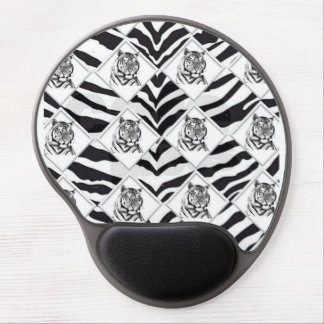 White Tiger Gel Mouse Pad