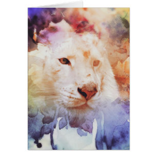 White Tiger Grunge Cards