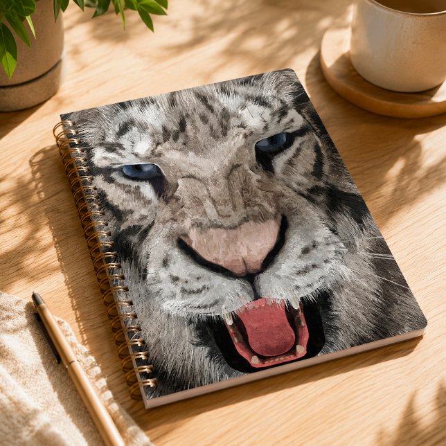 White Tiger Head Wildlife Aesthetic Planner (Creator Uploaded)