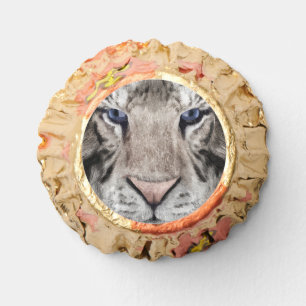 White Tiger Head Wildlife Aesthetic Reese's Peanut Butter Cups