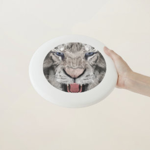 White Tiger Head Wildlife Aesthetic Wham-O Frisbee