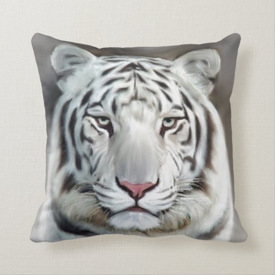 white tiger pillow pet