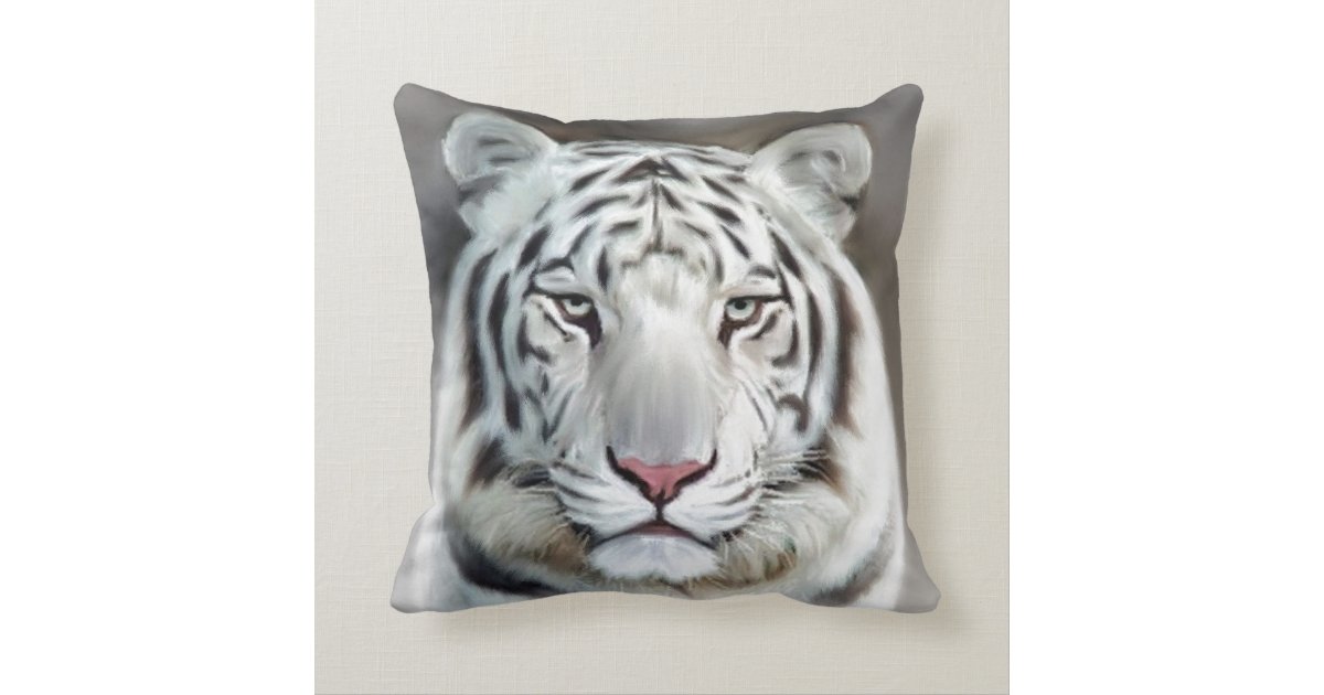 white tiger pillow pet