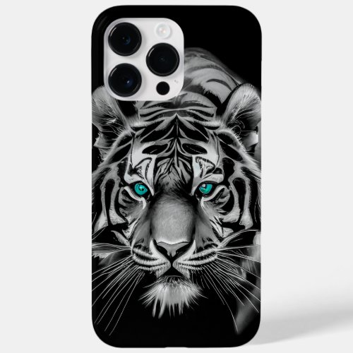 White Tiger in a Dark Close Up Case_Mate iPhone 14 Pro Max Case