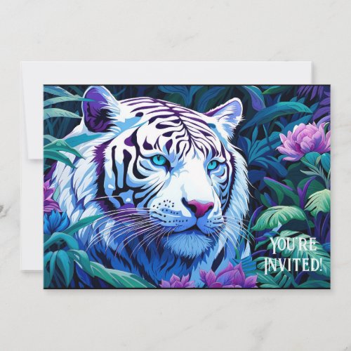 White Tiger Invitation