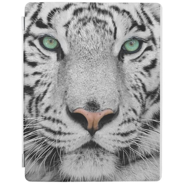 White Tiger iPad Air Cover (Front)