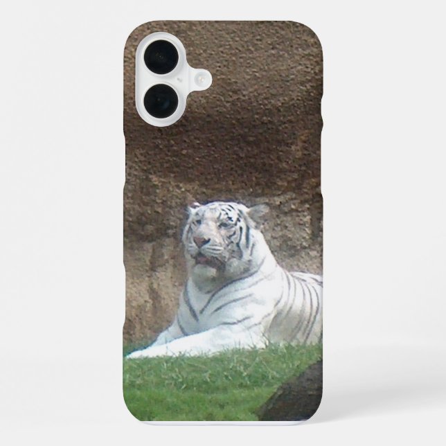 White Tiger Iphone Case (Back)