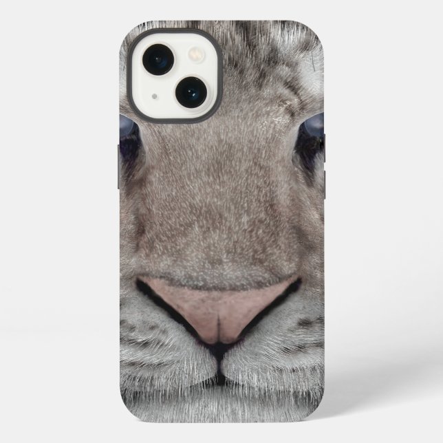 White Tiger Iphone Case (Back)