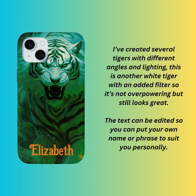 White Tiger iPhone / iPad case (Creator Uploaded)