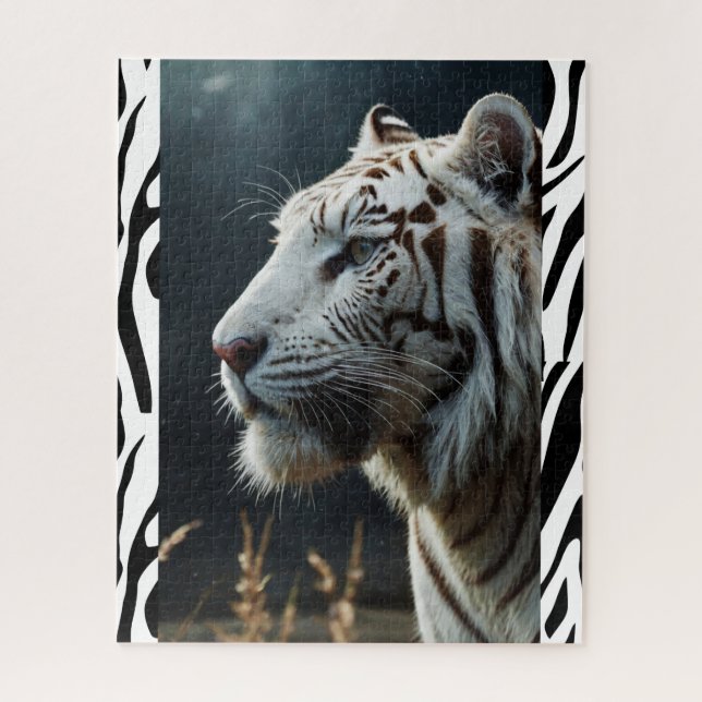 White tiger jigsaw puzzle (Vertical)