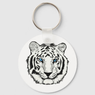 White tiger key chain