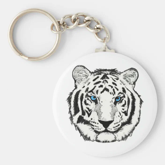 Funny Animal Easy Tiger Keyring Key Chain