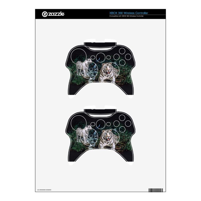 White Tiger Magical Jungle Xbox 360 Controller Skins