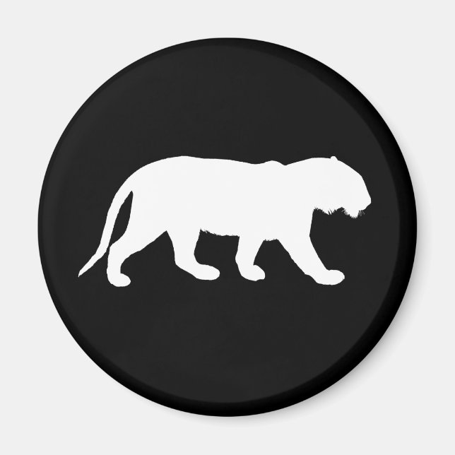 White Tiger Magnet (Front)