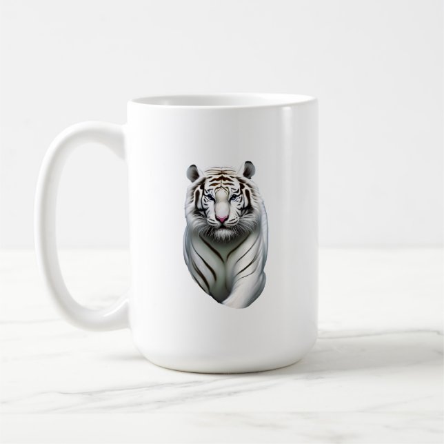 White Tiger Mug (Left)