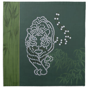 White Tiger Napkin