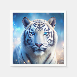 White Tiger Napkins
