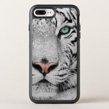 White Tiger Otterbox Symmetry Iphone 8 Plus/7 Plus Case by wildlifecollection at Zazzle