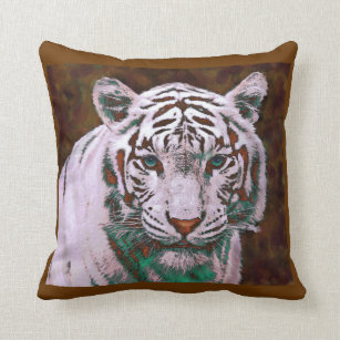 white tiger pillow pet