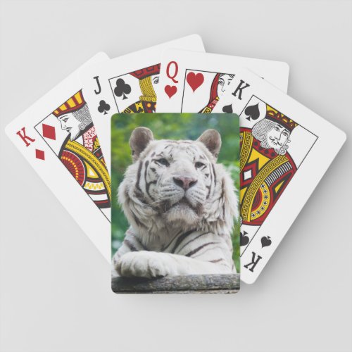 White Tiger playing cards