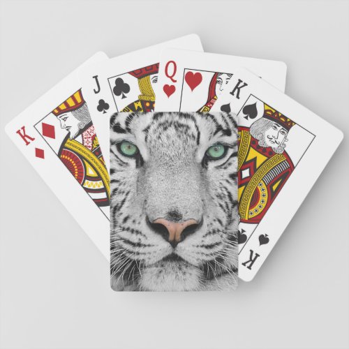 White Tiger Playing Cards