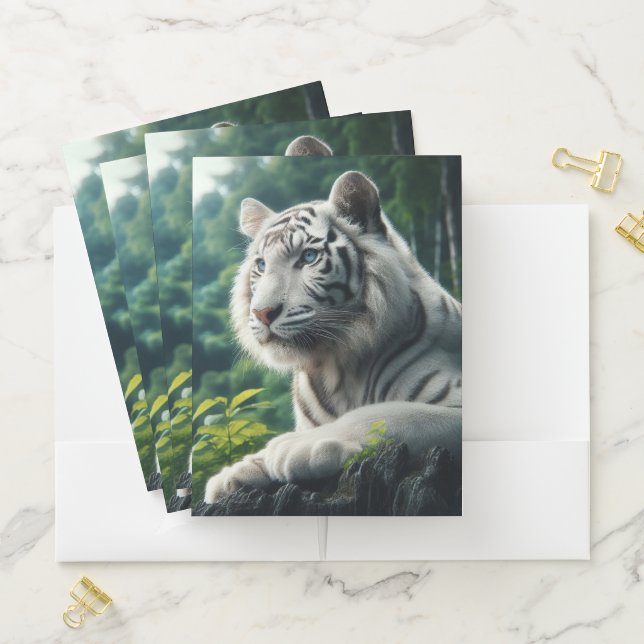 White Tiger Pocket Folder (In Situ)