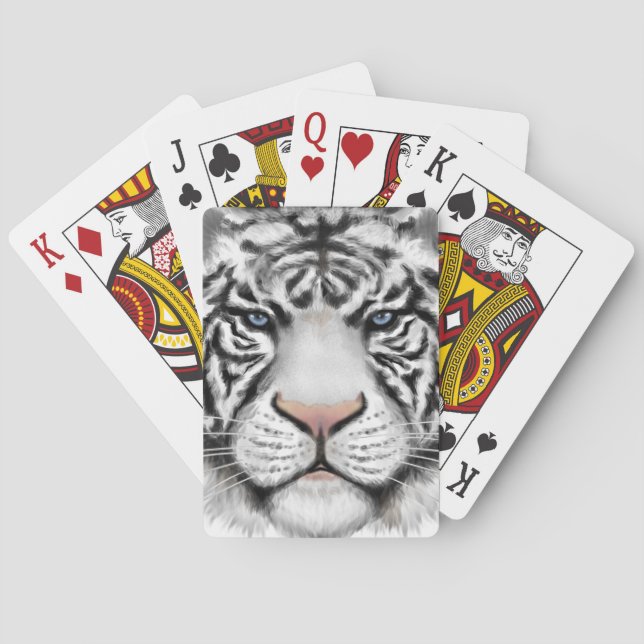 White Tiger Poker Cards (Back)