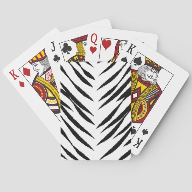 White Tiger Poker Cards (Back)