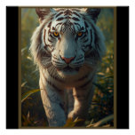 White tiger poster
