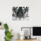White Tiger Poster Eyes (Home Office)