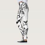 White Tiger Print Leggings<br><div class="desc">Go get 'em Tiger, with these fun White Tiger Print Leggings. Artistic and one-of-a-kind.</div>