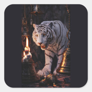 White Tiger Sticker – A Little Touch of Wild