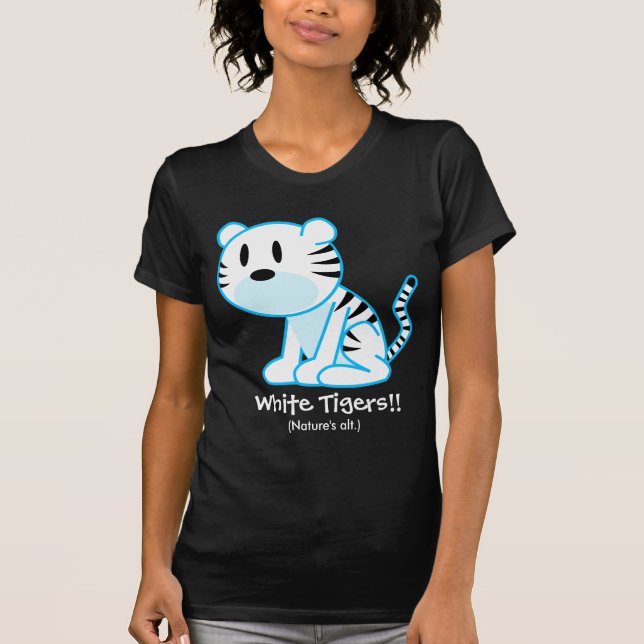White Tiger Text Shirt (Front)