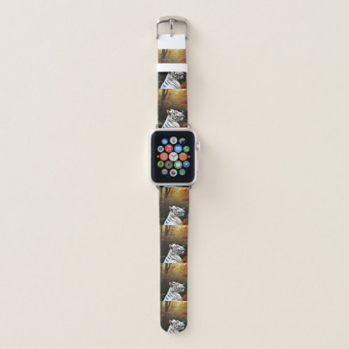 White Tiger Those Loving Moments Apple Watch Band