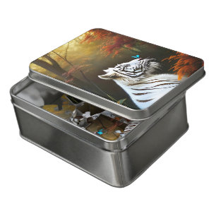 White Tiger Those Loving Moments, Jigsaw Puzzle