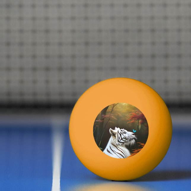 White Tiger Those Loving Moments, Ping Pong Ball (Net)