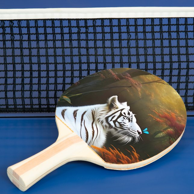 White Tiger Those Loving Moments, Ping Pong Paddle (Insitu)