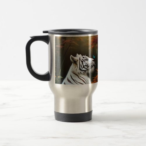 White Tiger Those Loving Moments Travel Mug