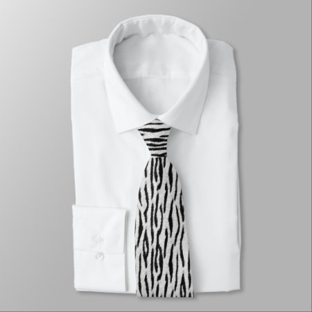 White Tiger Tie