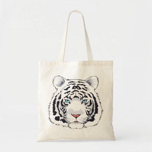 White Tiger Tote Bag